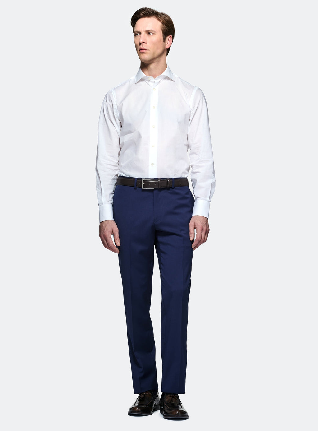 Pantalone in misto lana elastico