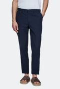Pantalone seersucker in misto cotone