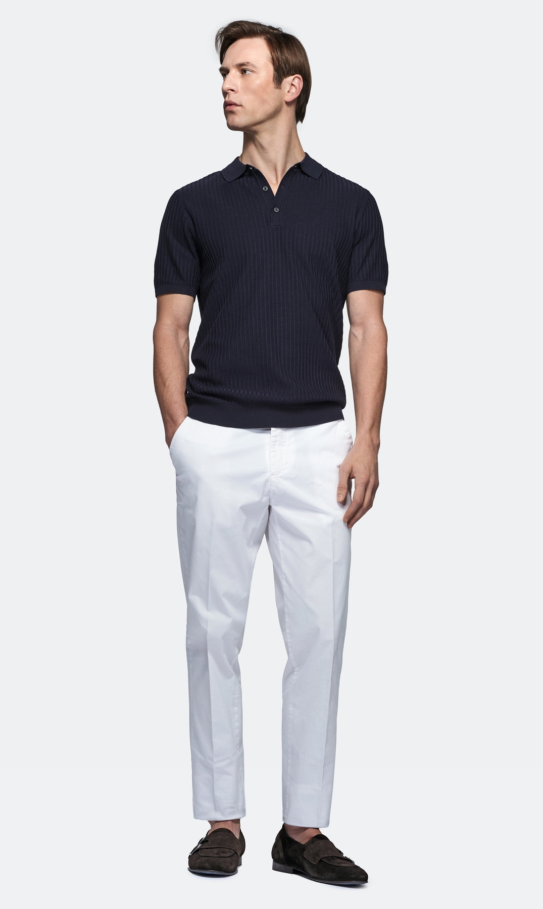 Pantalone Chinos in gabardine