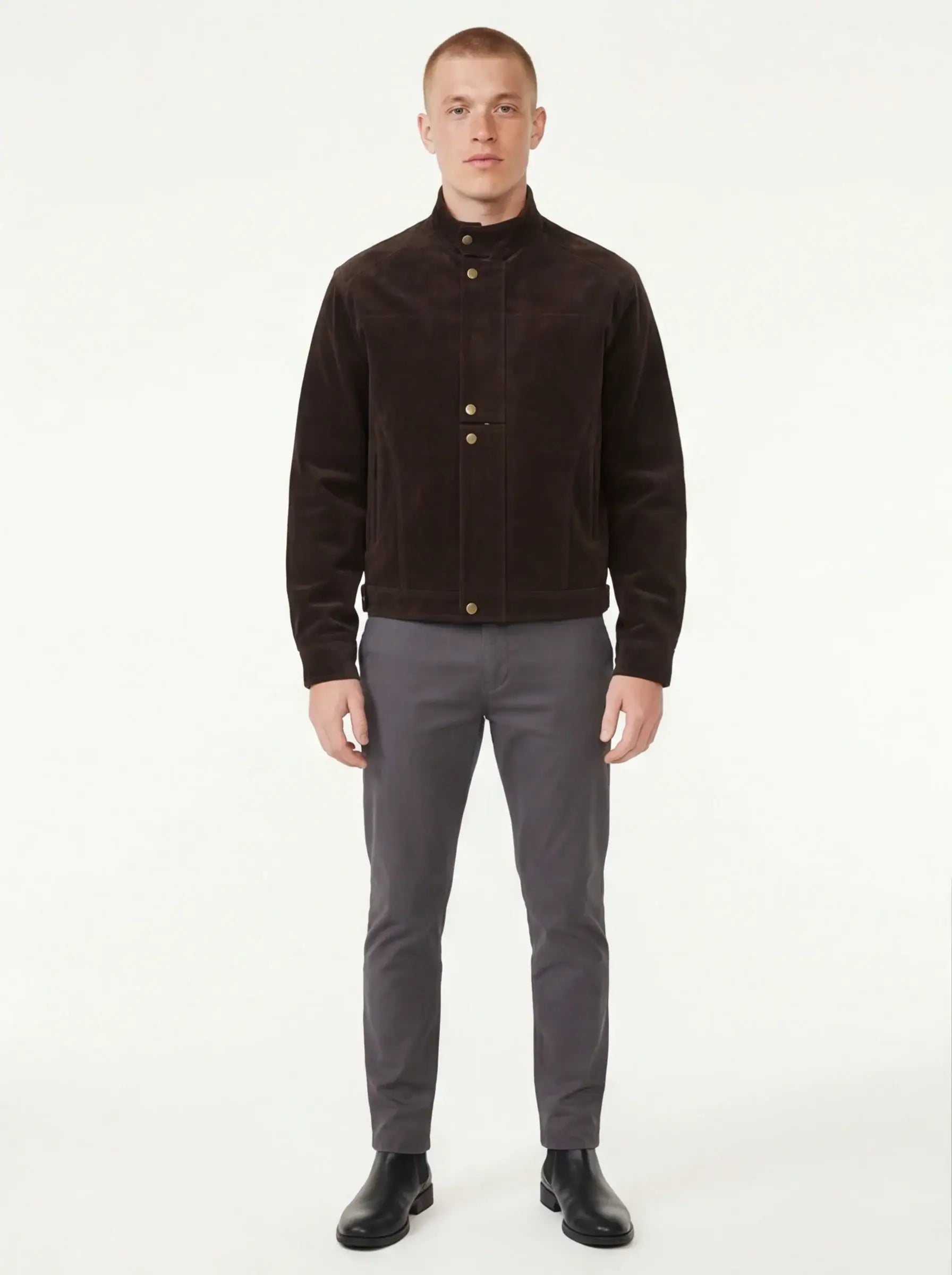 Brushed Avant-Garde Jacket